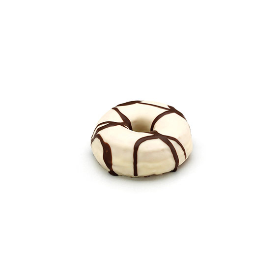 Cartonajes Compostela donut con chocolate blanco