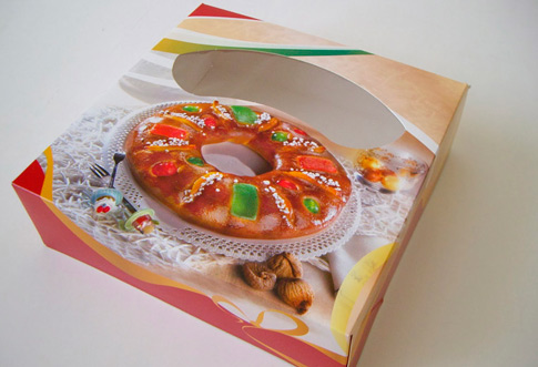 Caja para torta